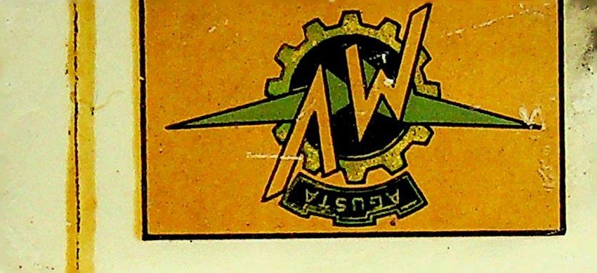 MV: Meccanica Verghera: Agusta: decalcomania a colori. | Immagine principale