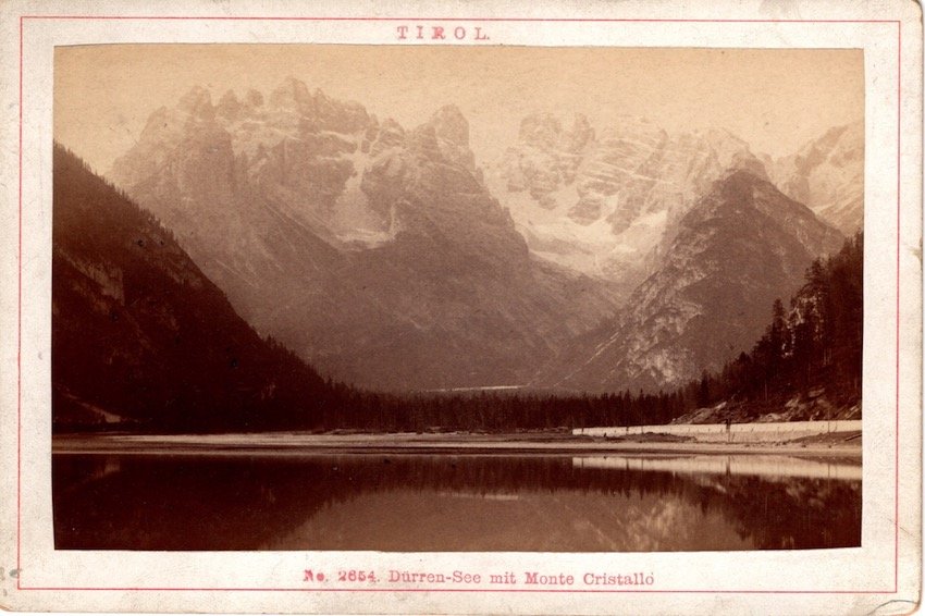 N. 2654. DÃ¼rren - See mit Monte Cristallo.