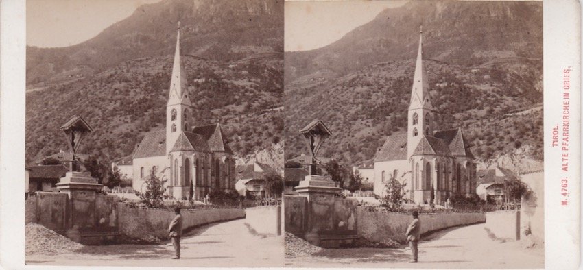 N. 4763. Tirol. Alte Pfarrkirche in Gries.