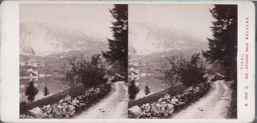 N. 4912 - Tirol - See - Strasse nach Molveno.