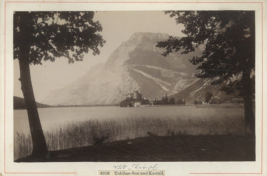 N. 4918 Toblino-See und Kastell.