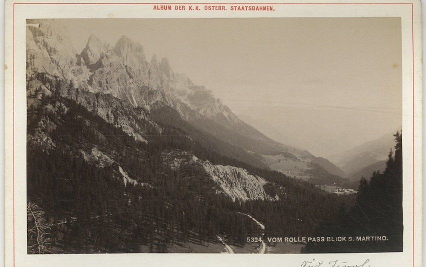 N. 5324. Vom Rolle pass blick S. Martino.
