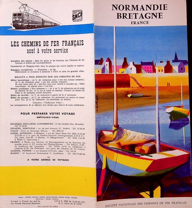 Normandie Bretagne, France, SociÃ¨tÃ¨ Nationale des chemins de fer FranÃ§ais …