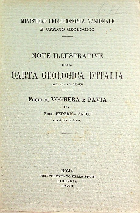 Note illustrative della carta geologica d'Italia alla scala 1:100.000: Fogli …