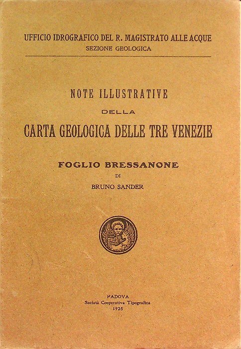 Note illustrative della carta geologica delle tre Venezie: Foglio Bressanone.
