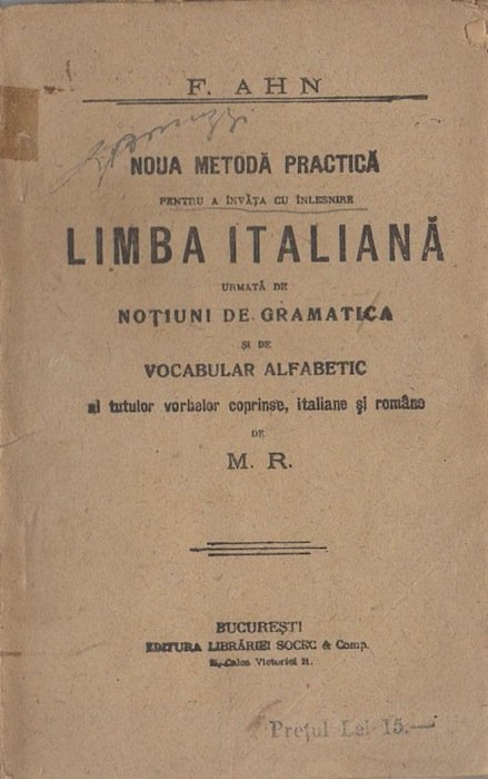 Noua metoda practica pentru a invata cu inlesnire limba italiana …