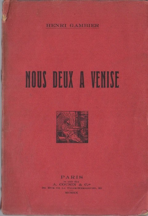 Nous deux a Venise: chansons, barcarolles.