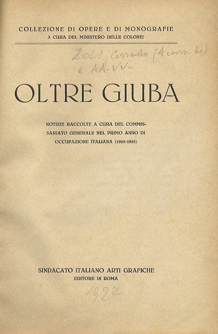 Oltre Giuba.