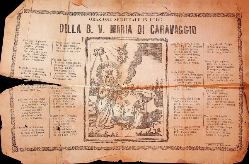 Orazione spirituale in lode della B.V. Maria di Caravaggio.