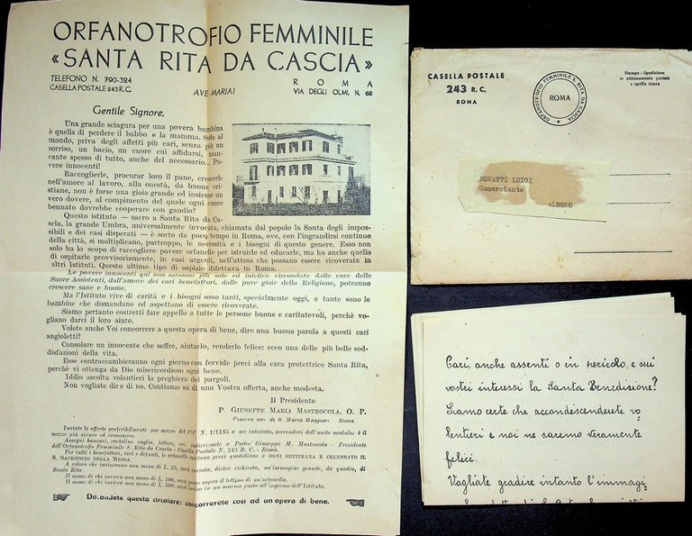 Orfanatrofio femminile "Santa Rita da Cascia": Roma.