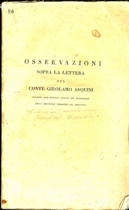 Osservazioni di Maurizio Moschini accademico roveretano sopra la lettera del … | Immagine Gallery 2