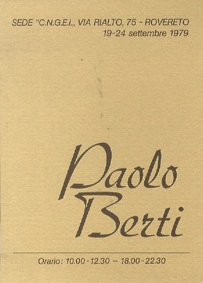 Paolo Berti.