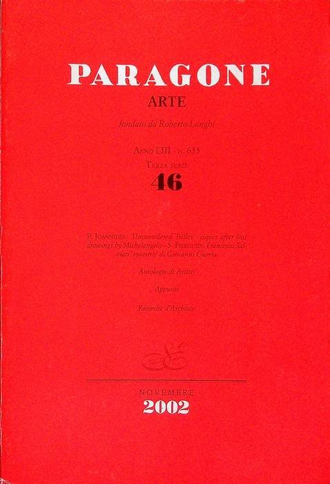 Paragone: rivista mensile di arte figurativa e letteratura: ARTE: A. …