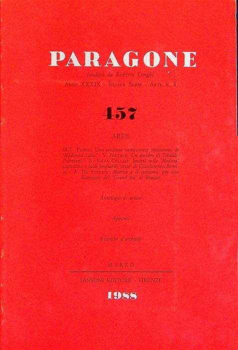 Paragone: rivista mensile di arte figurativa e letteratura: ARTE: A. …
