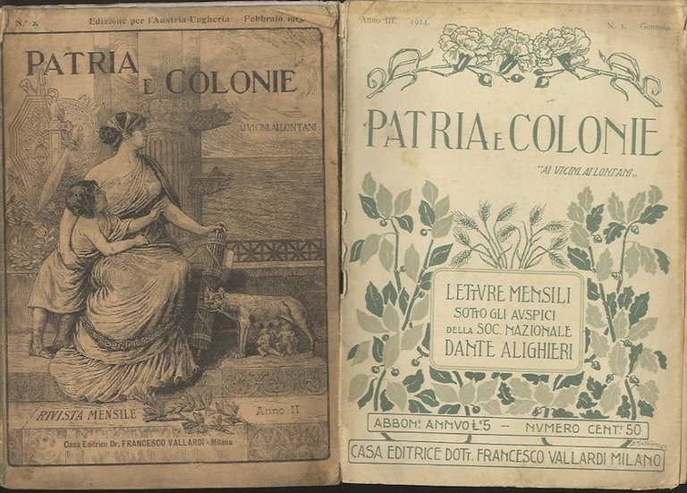 Patria e colonie: rivista mensile.