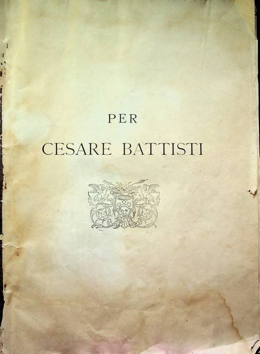 Per Cesare Battisti.