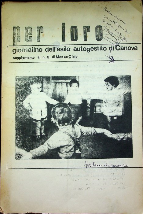 Per loro: giornalino dell'asilo autogestito di Canova.
