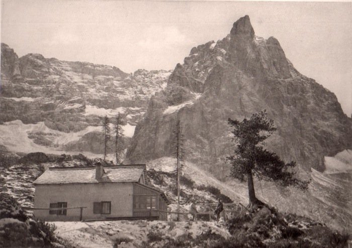 PfalzgauhÃ¼tte gegen Sorapiss.