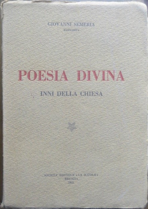 Poesia divina: inni della Chiesa.