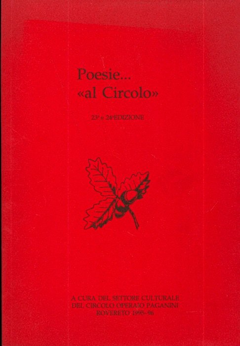 Poesie. al Circolo: 23Â° e 24Â° edizione.
