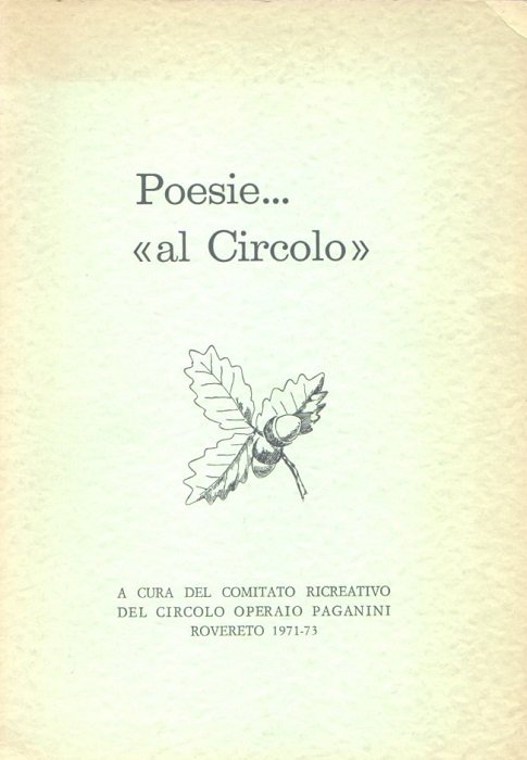 Poesie . al Circolo: due concorsi di poesie indetti dal …