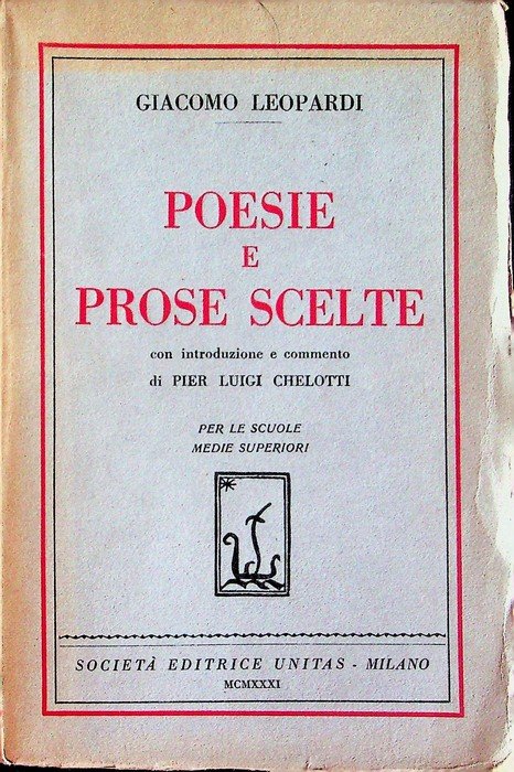 Poesie e prose scelte.