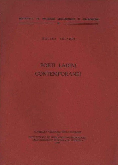 Poeti ladini contemporanei.