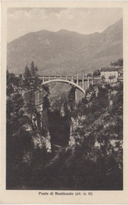 Ponte di Mostizzolo (alt. m. 85).