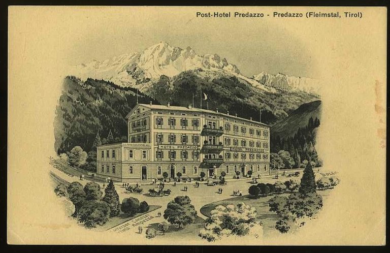 Post- Hotel Predazzo. Predazzo (Fleimstal, Tirol).