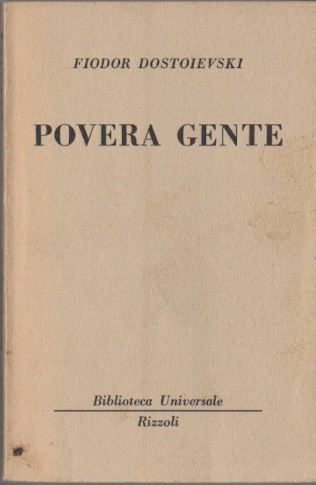 Povera gente.