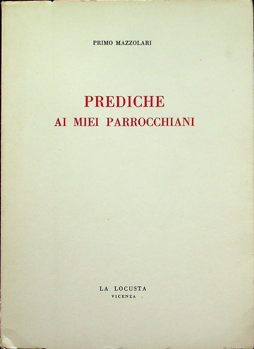 Prediche ai miei parrocchiani.
