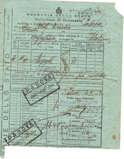 Premiato biscottificio Vittorio Colussi: Padova.