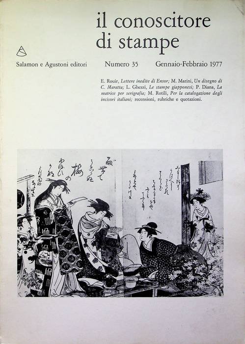 Print collector: il conoscitore di stampe: N. 35 (genn-febb. 1977).