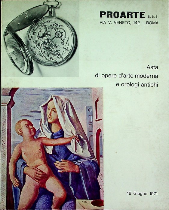 Proarte: vendita all'asta di opere d'arte moderna e orologi antichi: …