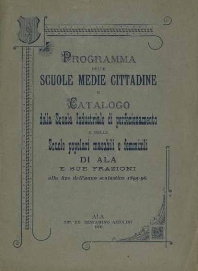 Programma delle scuole medie cittadine e delle scuole popolari maschili …