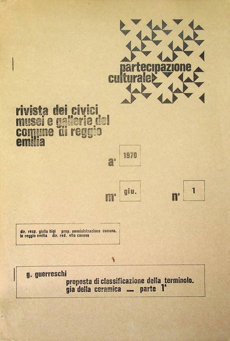 Proposta di classificazione della terminologia della ceramica. 1, Superficie, misure, …