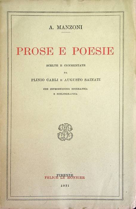 Prose e Poesie.