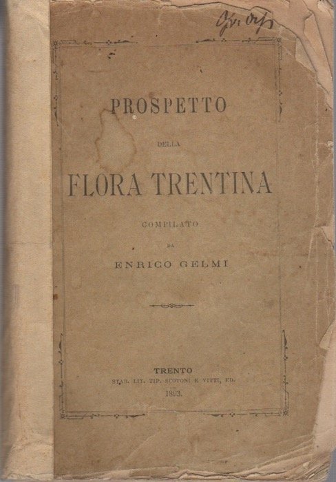 Prospetto della flora trentina.