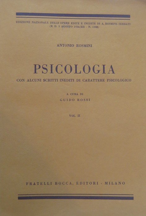 Psicologia: volume II.
