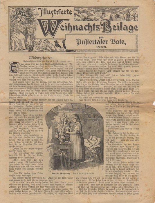 Pustertaler Bote: Brunecker Zeitung: Politisches Lokal- und Provinzblatt.