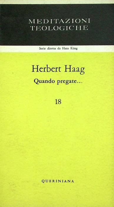 Quando pregate.