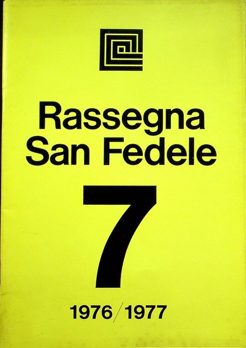 Rassegna San Fedele 7: 1976-1977.