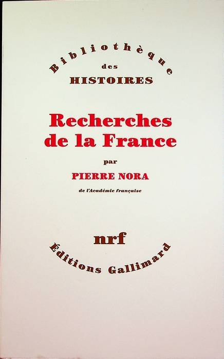 Recherches de la France.