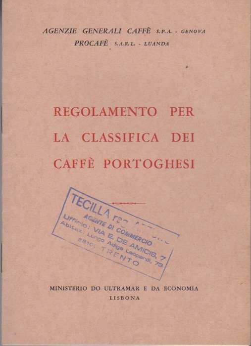 Regolamento per la classifica dei caffÃ¨ portoghesi.
