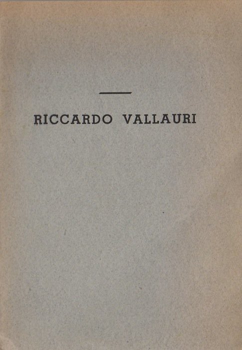 Riccardo Vallauri.