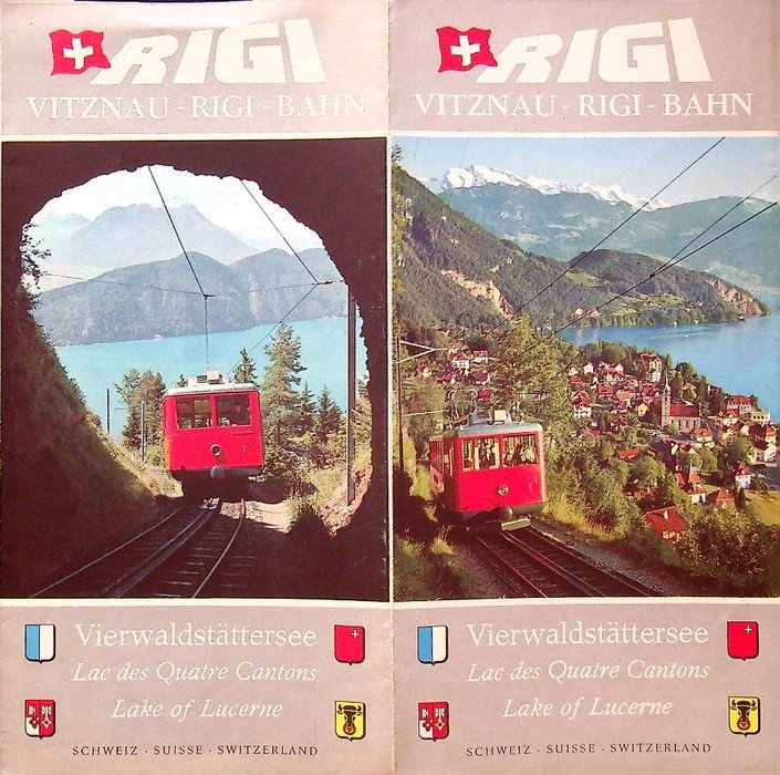 Rigi, Vitznau - Rigi - Bahn, VierwaldwaldstÃ¤ttersee (Deutsch).