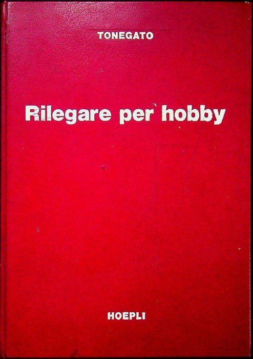 Rilegare per hobby.