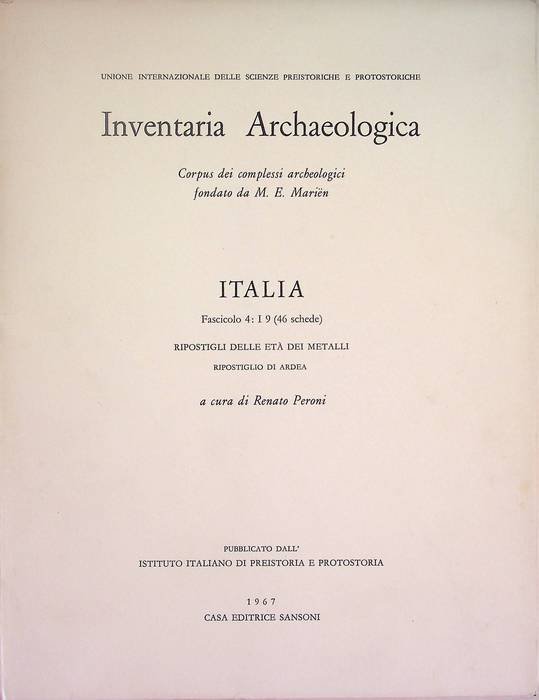 Ripostigli delle età dei metalli: 4: I 9: Ripostiglio di …