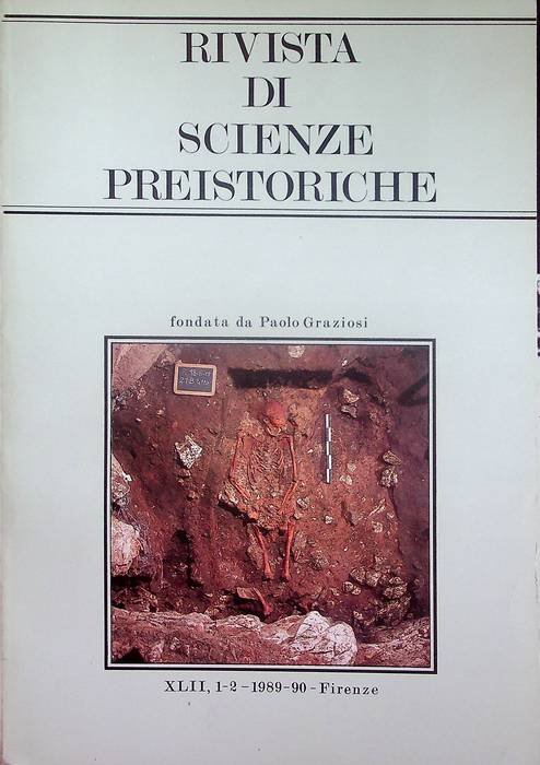 Rivista di scienze preistoriche: A. XLI, 1-2 (1989-90).