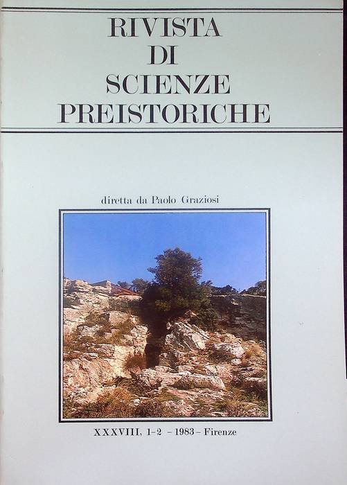 Rivista di scienze preistoriche: A. XXXVIII, 1-2 (1983).